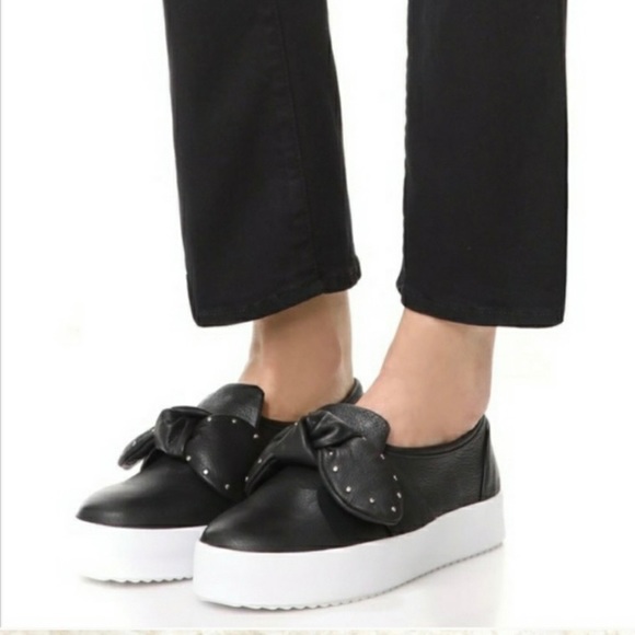 Rebecca Minkoff Shoes - Rebecca Minkoff Stacey Stud Leather Sneakers
